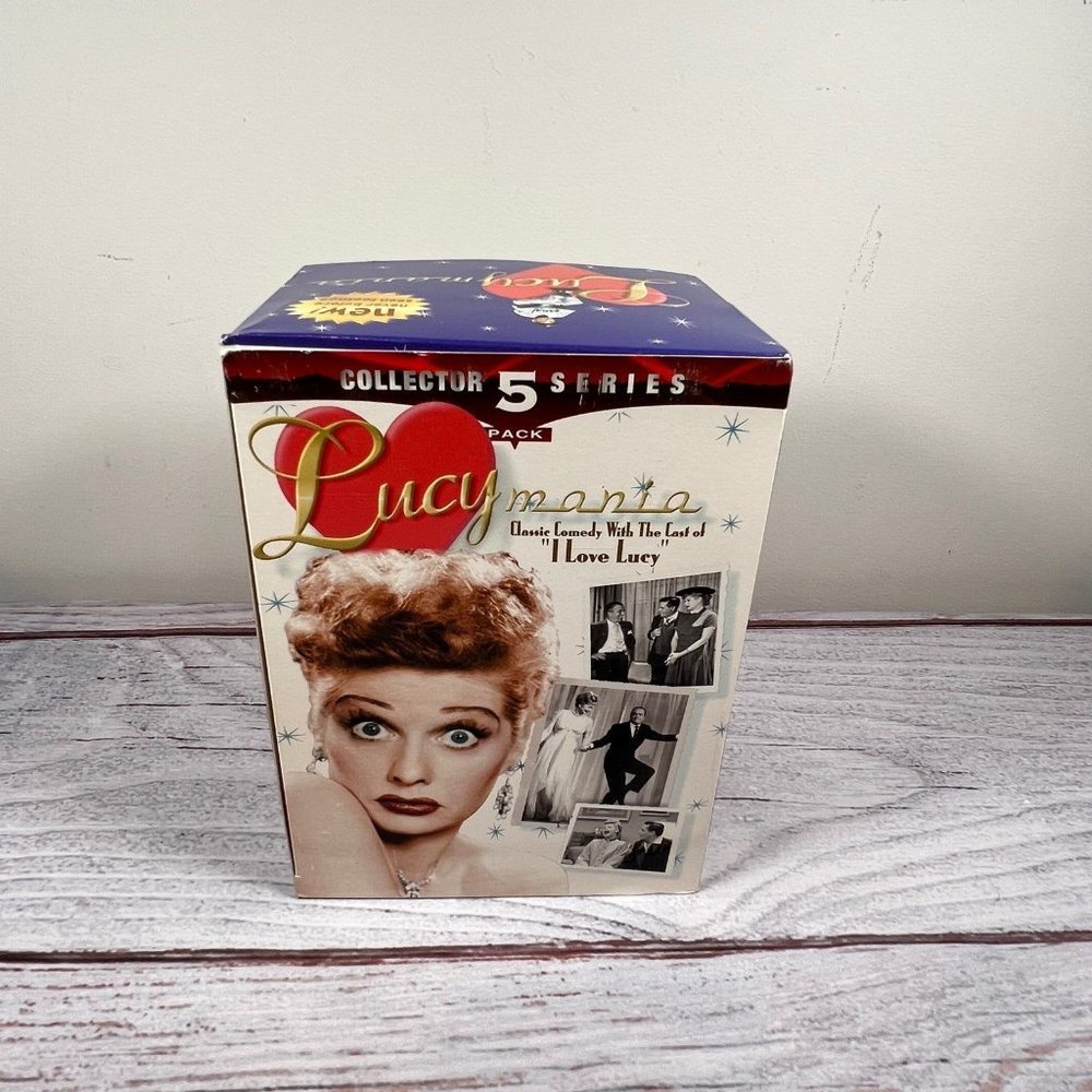 Lucy Mania Collector Series 5-Piece VHS Boxed Set Lucille Ball Desi Comedy NEW!